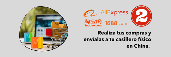 Realiza tus compras y envíalas a tu casillero físico en China